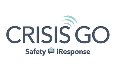 Two-way, Push-to-Talk communication with a CrisisGo integrated SOS button for panic alerts