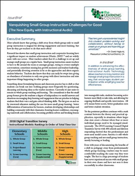 Vanquishing Small Group Instruction Challenges for Good (The New Equity with Instructional Audio) 