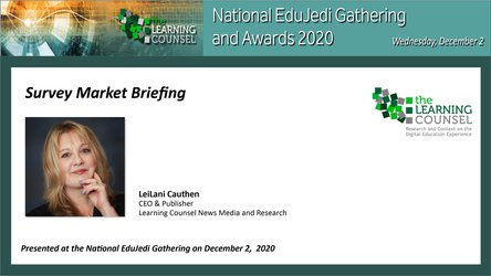 Survey Market Briefing with CEO LeiLani Cauthen of the Learning Counsel