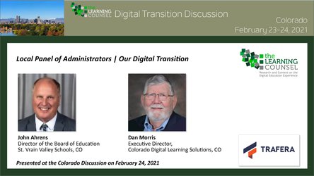 CO - Local Panel of Administrators - Our Digital Transition