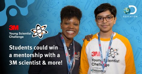 3M and Discovery Education Open Call for Entries for America’s Next Top Young Scientist