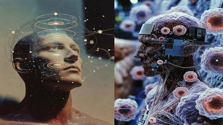 Bio-Machine AI vs. Humanity’s 4 Nested Fields of Intelligence