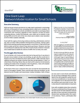 One Giant Leap: Network Modernization for Small Schools