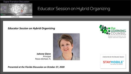 Educator Session on Hybrid Organizing: Pasco eSchool