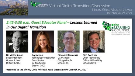  IL, OH, MO, IA - Lessons Learned in Our Digital Transition - Guest Educator Panel