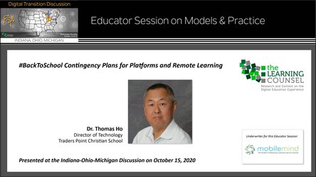 "#BackToSchool Contingency Plans for Platforms and Remote Learning