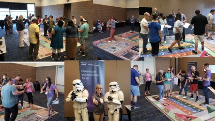 Light Sabers, Storm Troopers, and a Simulation of Hybrid Logistics to Combat Learning Loss and the Teacher Shortage at ISTE 2022