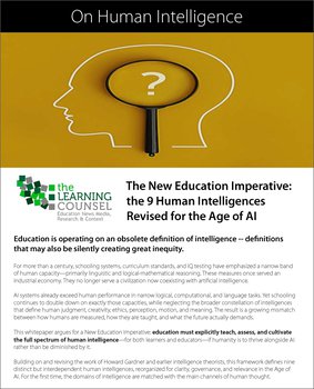 The New Education Imperative: the 9 Human Intelligences Revised for the Age of AI