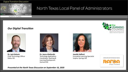 North Texas - Local Panel of Administrators - Our Digital Transition