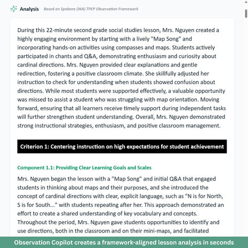 Observation Copilot - 2. Instantly Generate a Framework-Aligned Analysis.png
