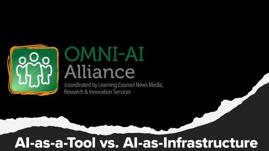 AI-as-a-Tool vs. AI-as-Infrastructure