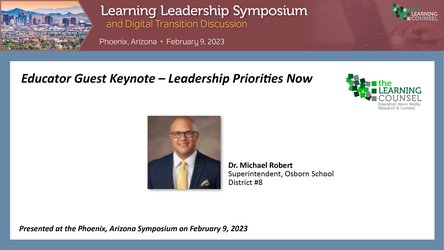 Phoenix, AZ Educator Guest Keynote: Leadership Priorities Now