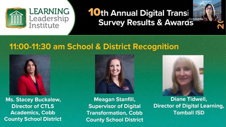 National School and District Recognition: Innovations in Education