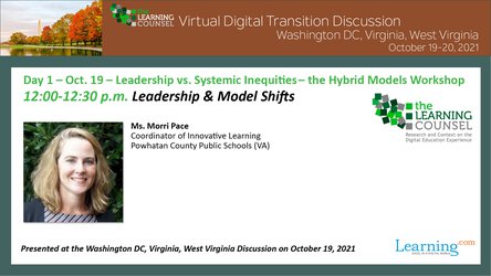 DC, VA, WV - Leadership & Model Shifts