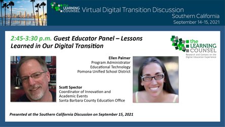  So Ca - Lessons Learned in Our Digital Transition - Guest Educator Panel