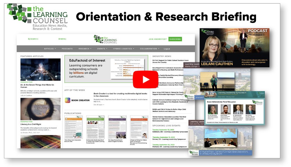 Orientation & Research Briefing