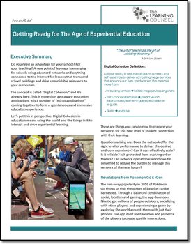 Getting Ready for the Age of Experiential Education