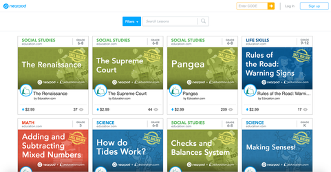 Nearpod and Education.com Launch 300+ Digital Lessons Combining Research-Based Educational Design With Interactive Technology 