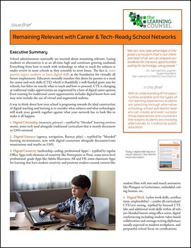 Remaining Relevant with Career & Tech-Ready School Networks