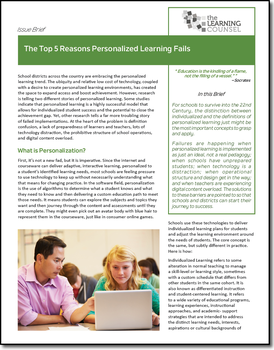 The Top 5 Reasons Personalized Learning Fails